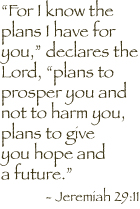 Jeremiah 29:11