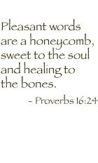Proverbs 16:24